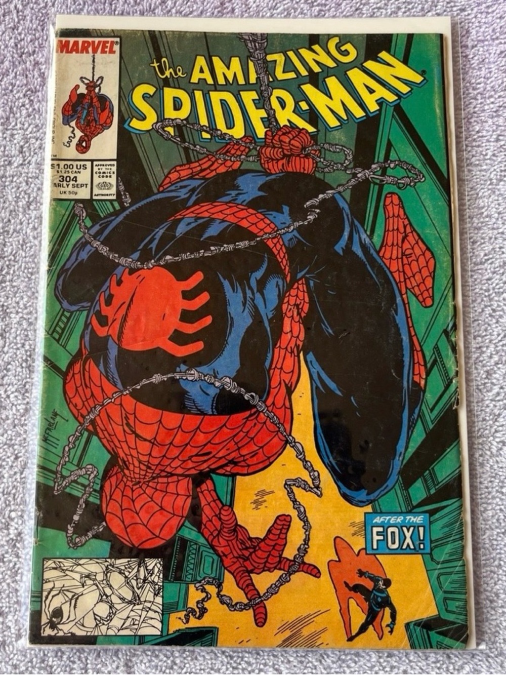 The Amazing Spider-Man 304 + 315 (Todd McFarlane, 1988) [Bagged And Boarded] - Picture 2 of 11